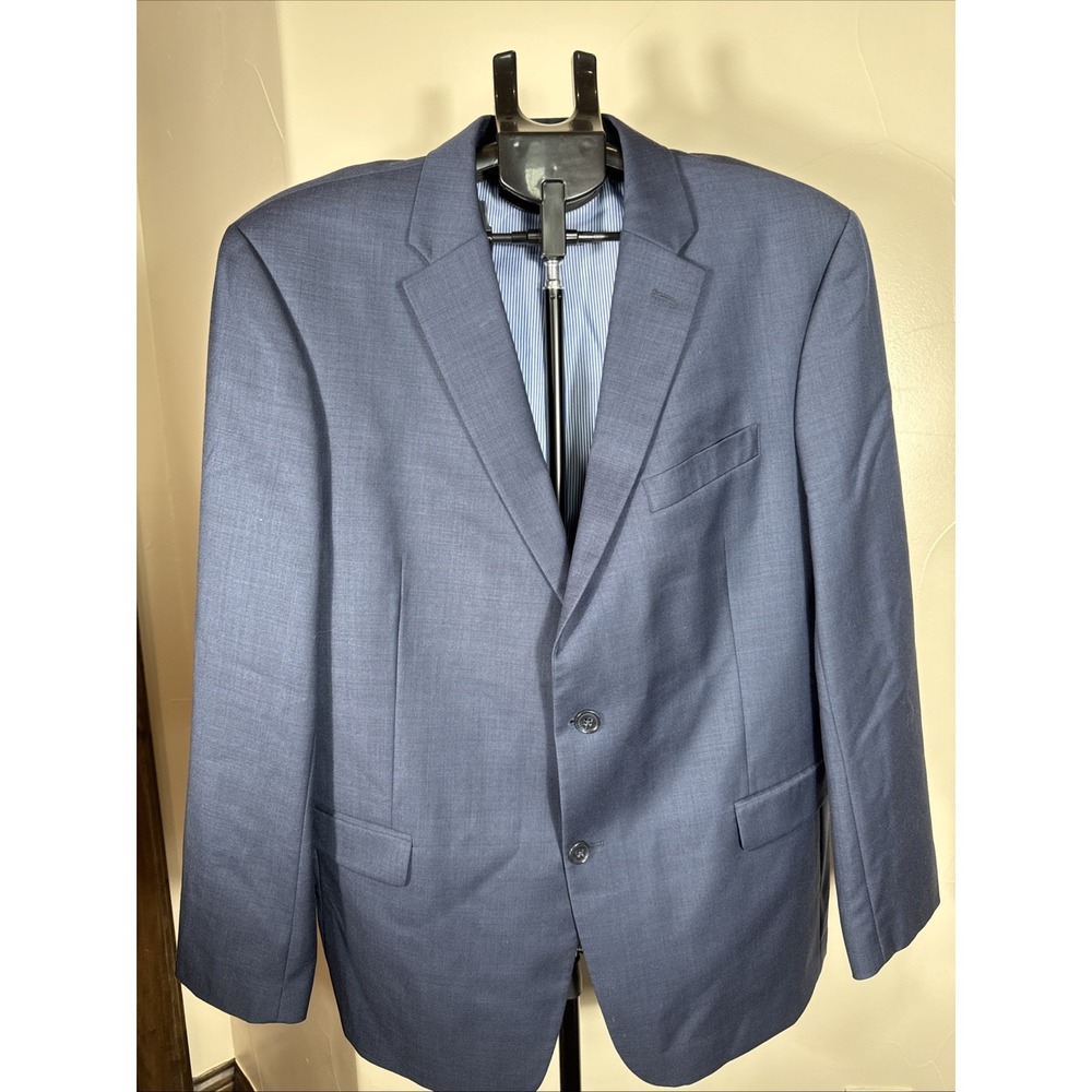 Tommy Hilfiger Mens Modern fit Wool Suit Jacket Blazer 44 R Navy Blue